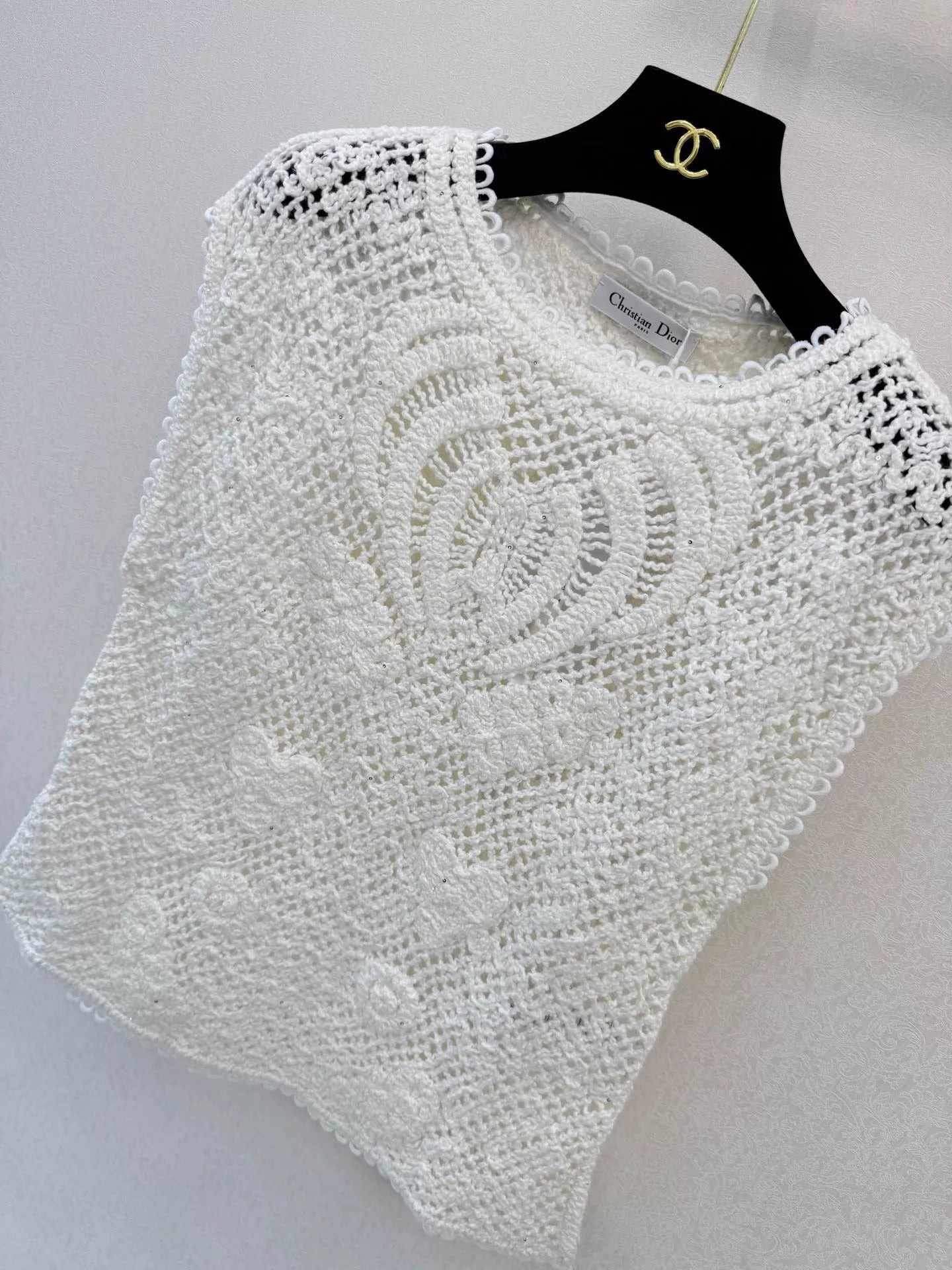 Openwork Knit Vest
