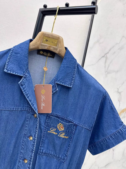26ss denim dress