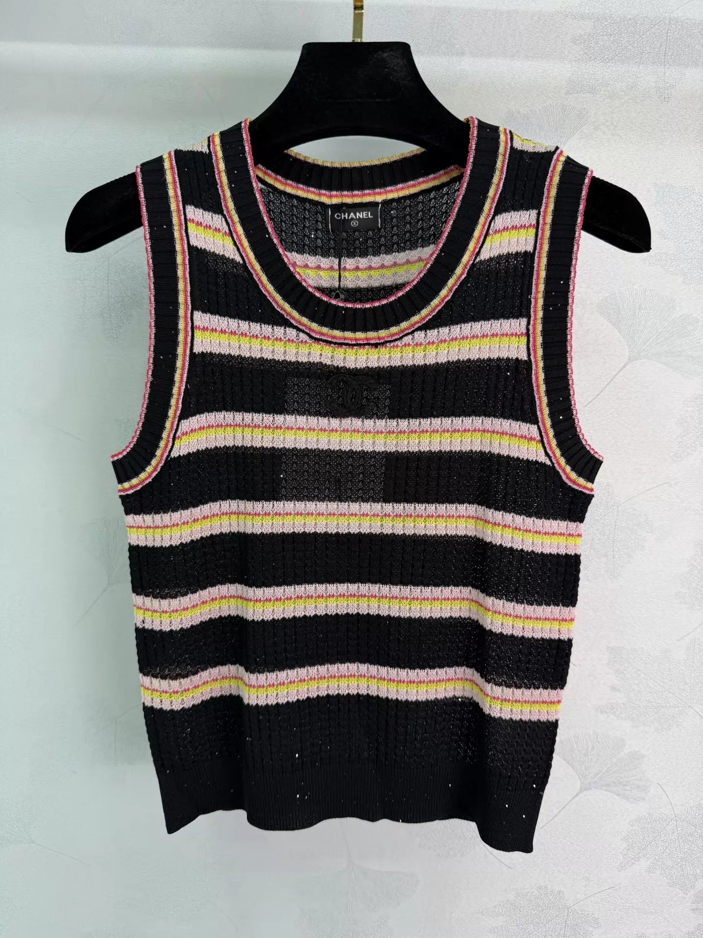 26ss Striped Knit Vest