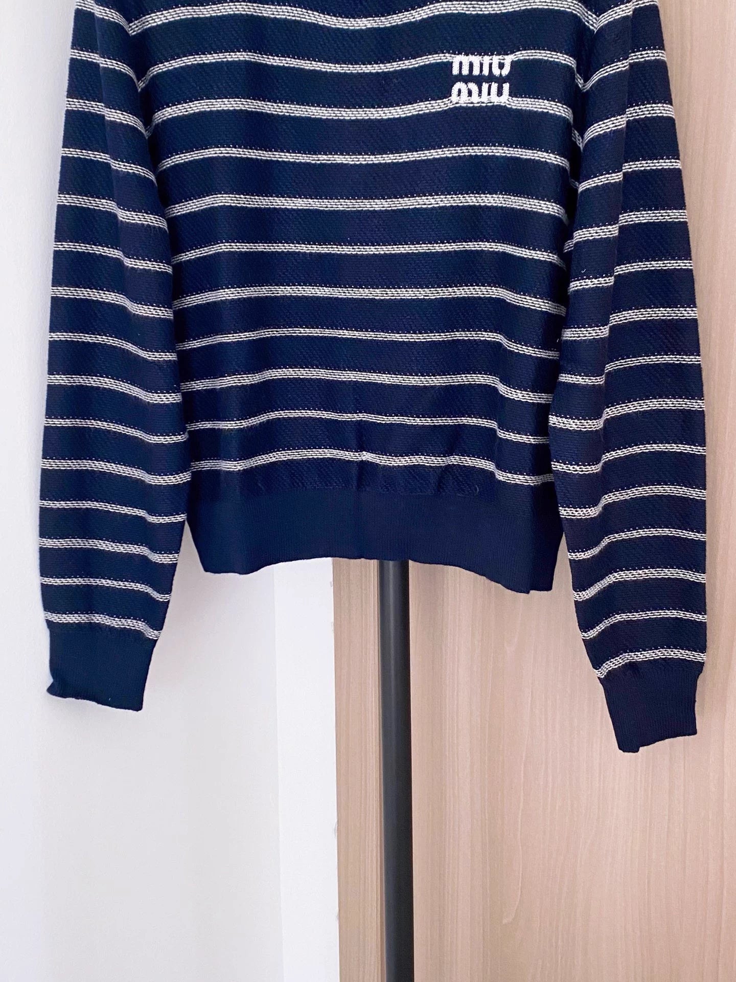 Color-blocked striped top