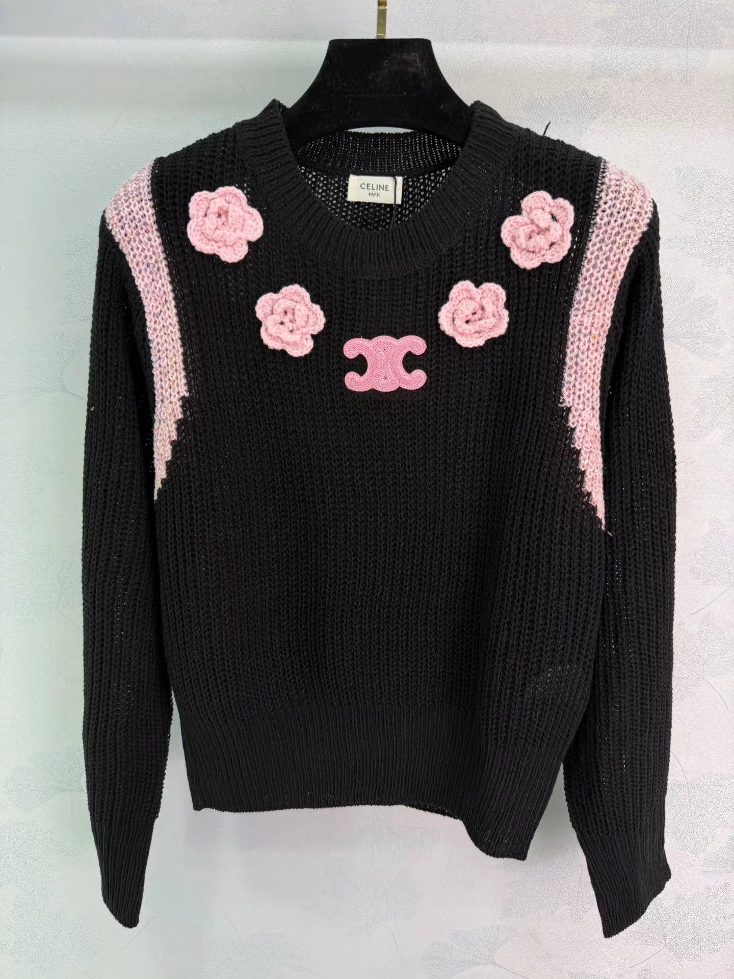 Floral Embroidery Sweater