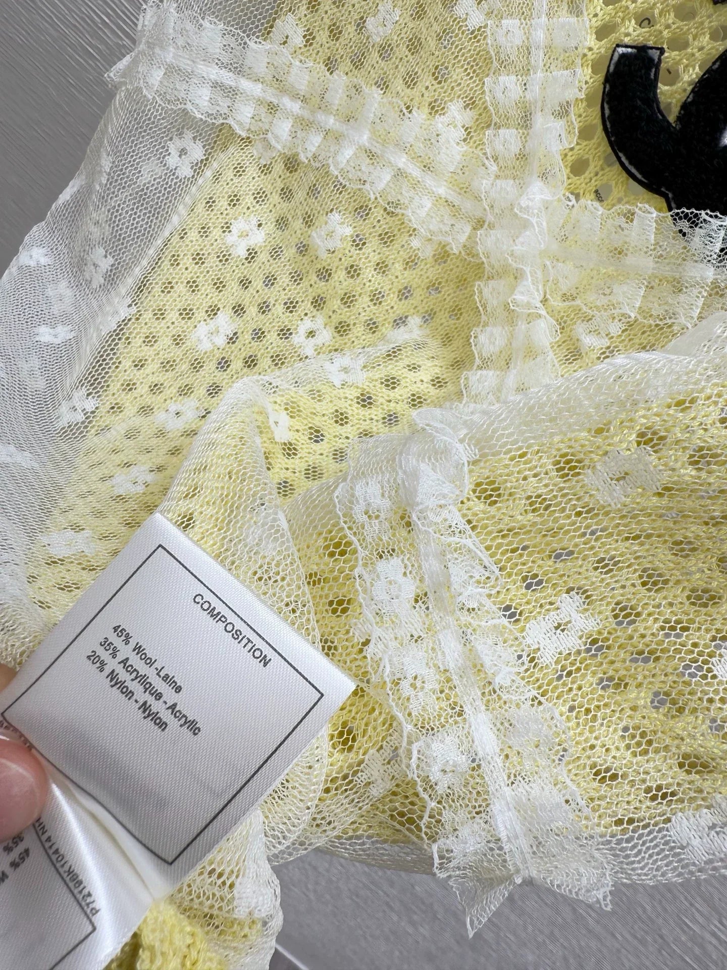 25fw Fake two knitted short sleeves