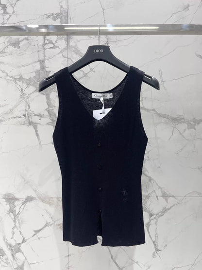 26ss V-neck Knit Vest