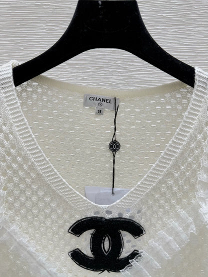 25fw Fake two knitted short sleeves