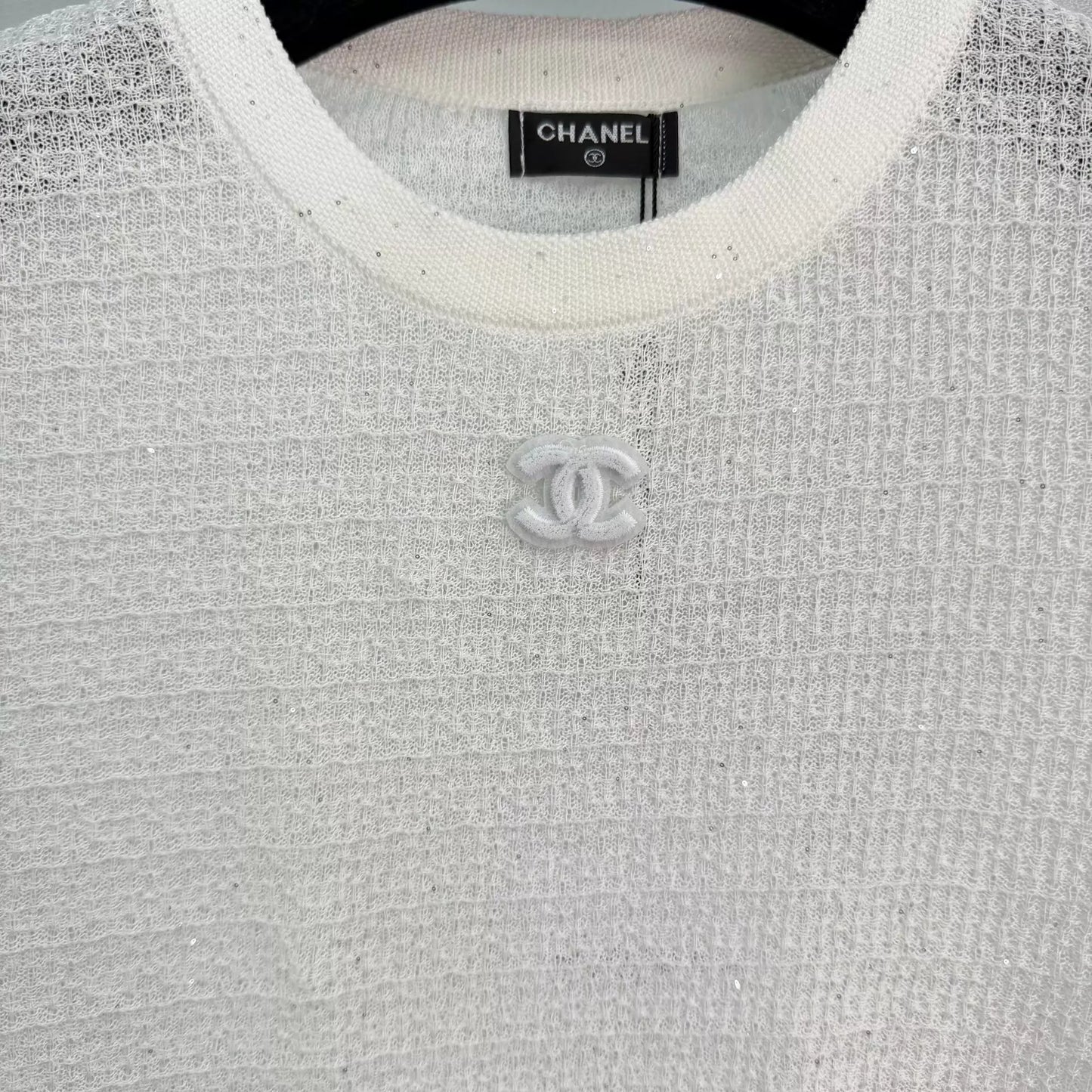 26ss Shimmery Knit T-Shirt
