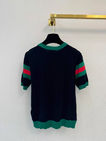 26ss Striped Knit T-Shirt