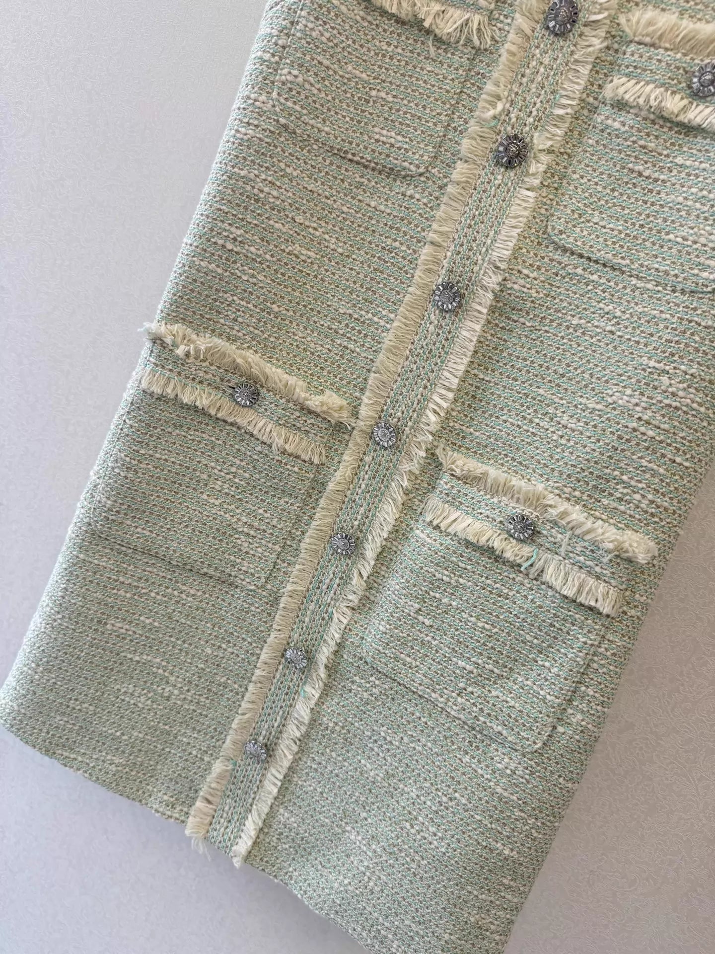 26ss Tweed Vest Dress