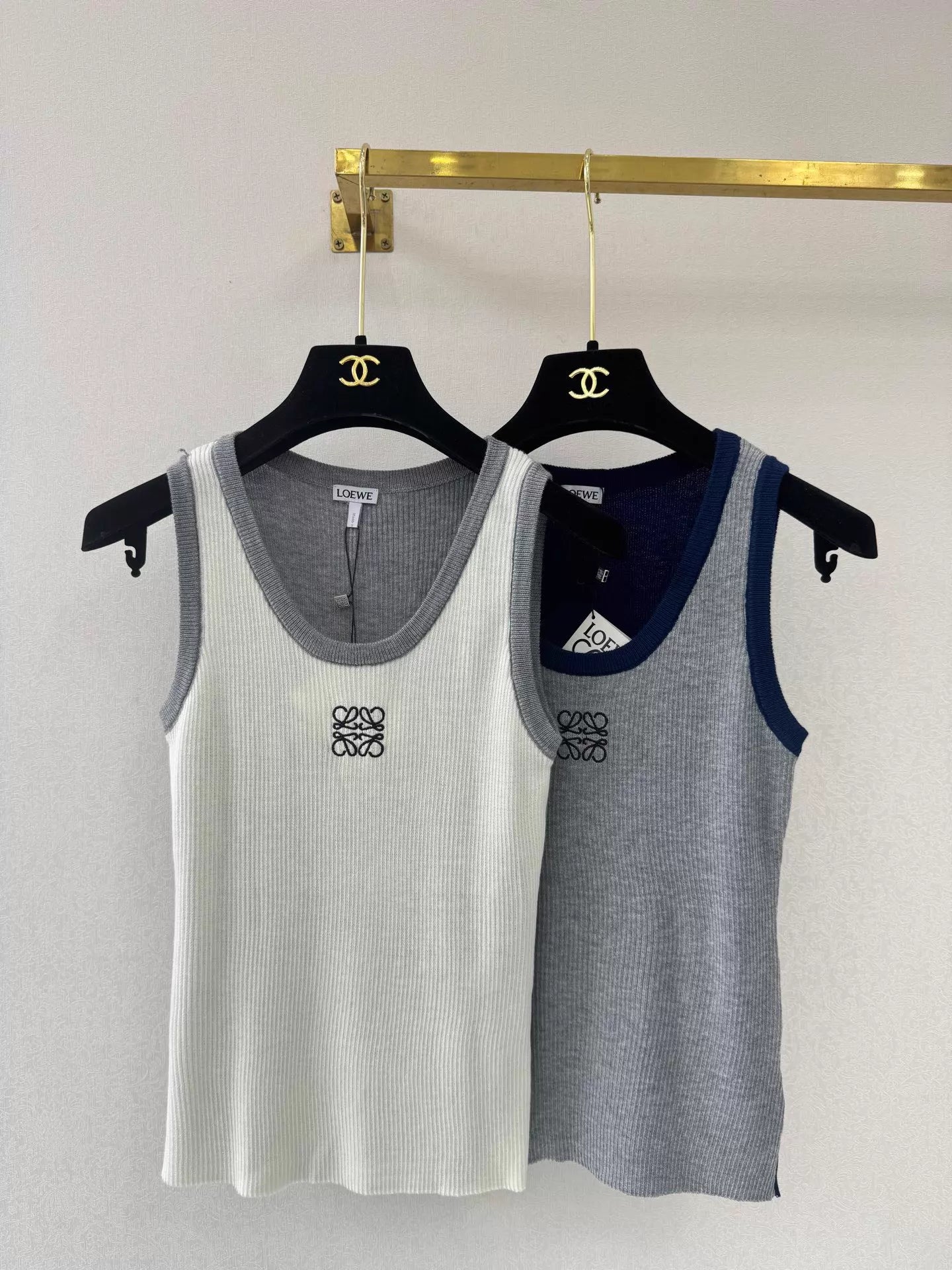 26ss Color-blocked Knit Vest