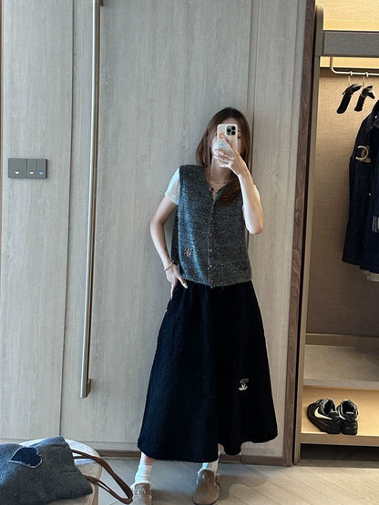 25fw Velvet Half Skirt（Medieval Series）