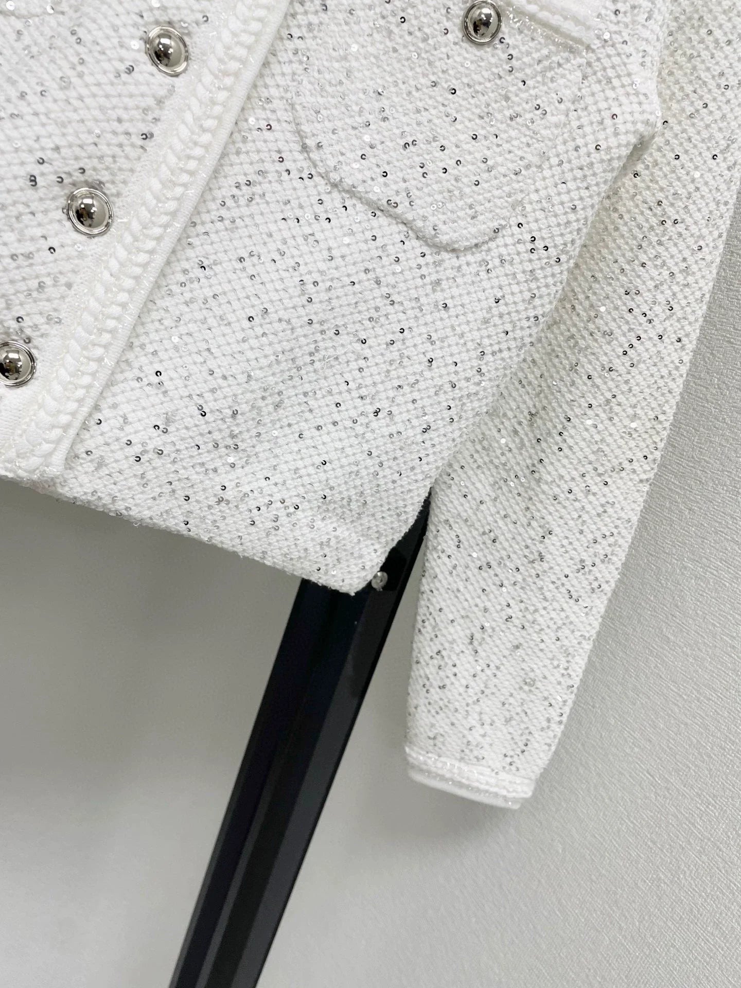 25fw Fragrant sequin short jacket