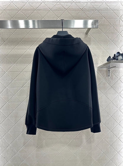 25fw Hooded letter jacket shorts set