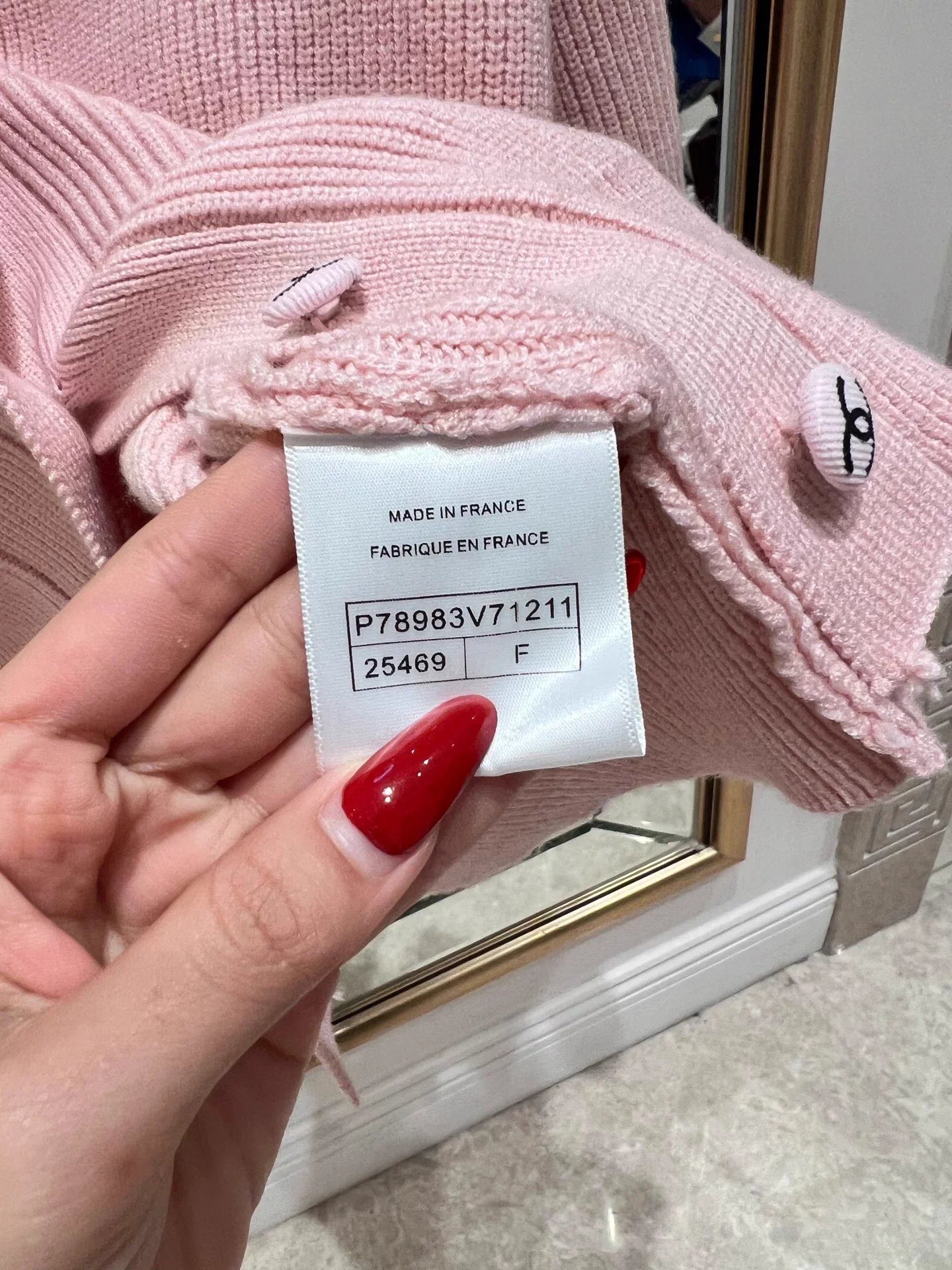 Pink Knit Cardigan