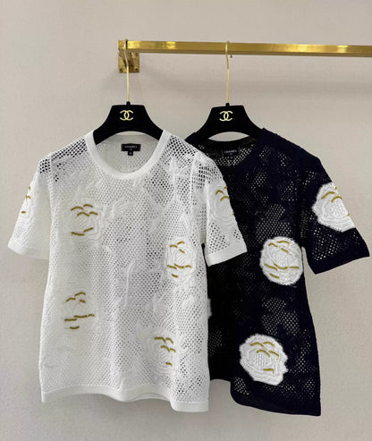 26ss Openwork Knit T-shirt