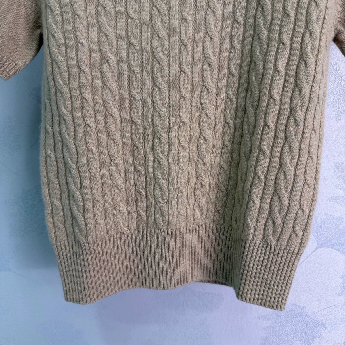 LORO PIANA / 26 Early Autumn New Twist Pattern Short Sleeve