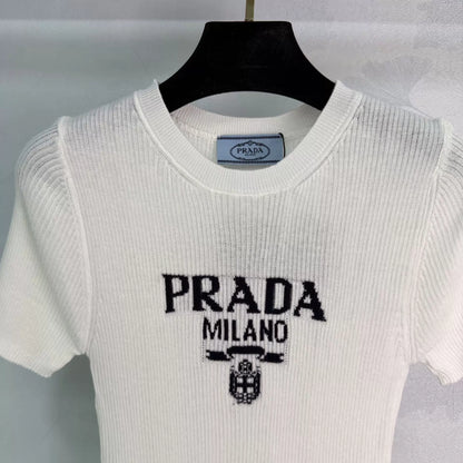 26ss Crew Neck Knit T-Shirt