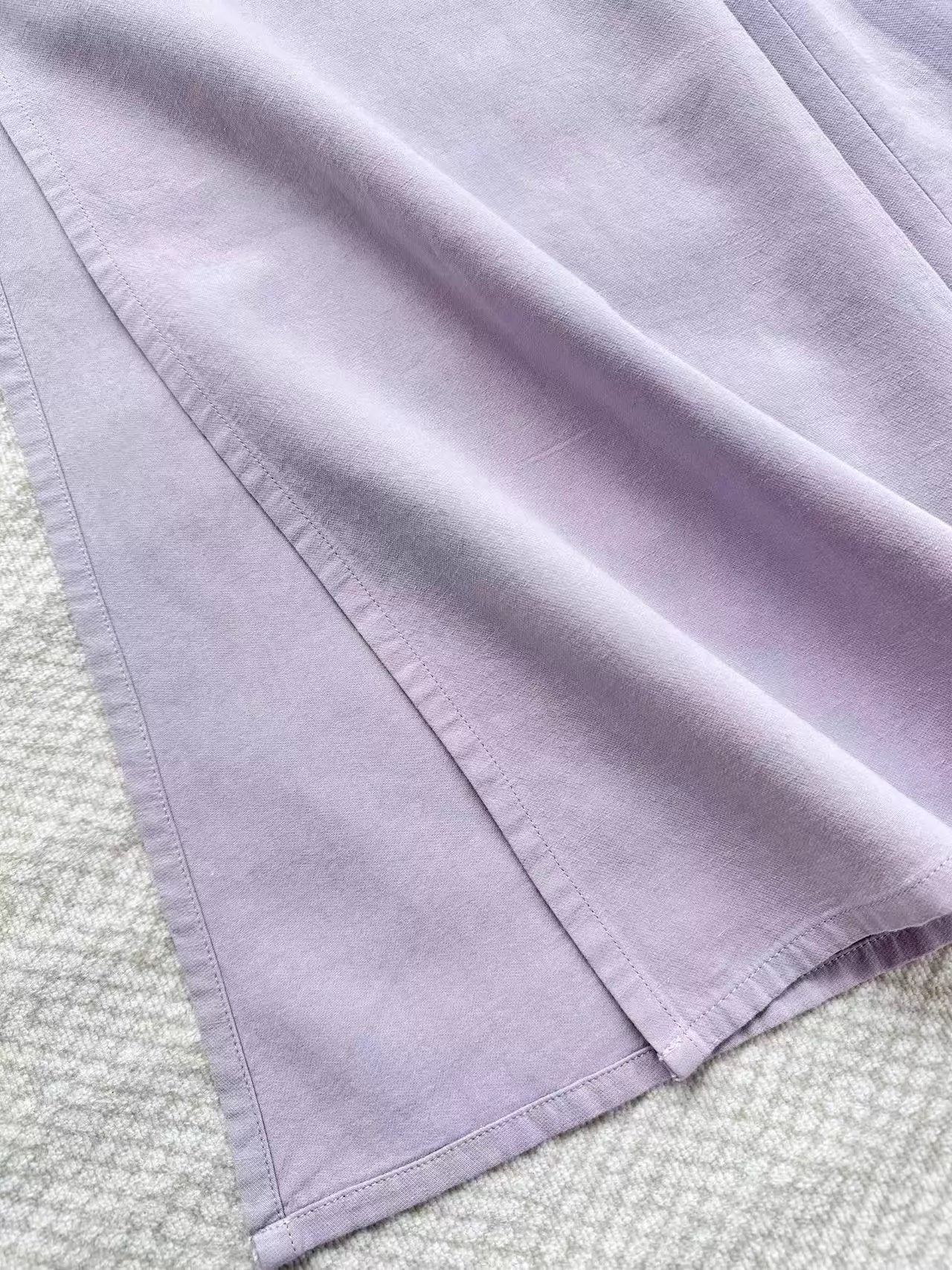 26ss Pants with rhinestone buckle at the waist