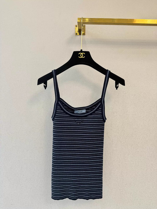 26ss Striped Knit Vest
