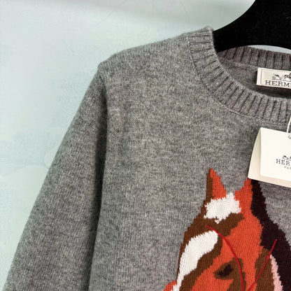 Pony Head Knit Sweater