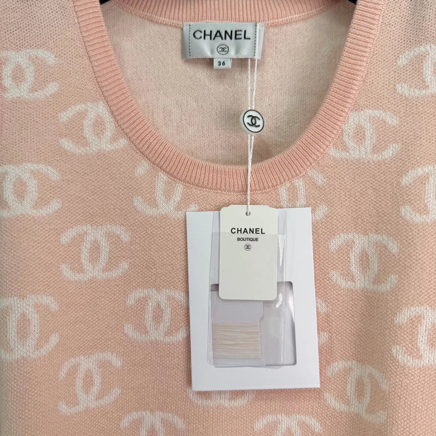 Double C Knit Vest