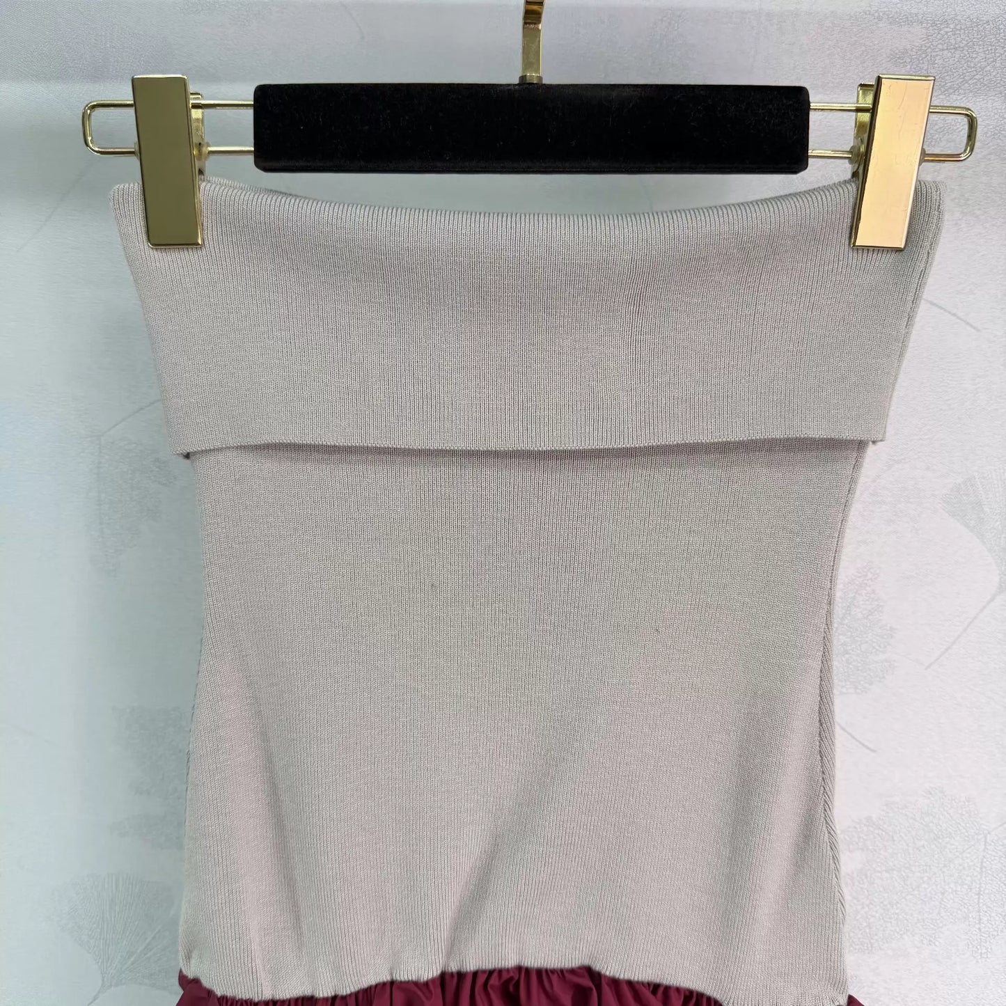 Color-blocked patchwork dress