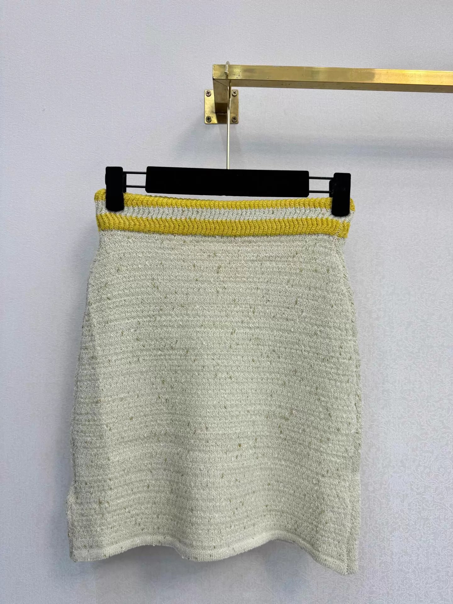 Tweed Color-Blocked Knit Set