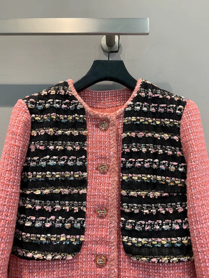 25fw Xiaoxiangfeng pink jacket（Medieval Series）