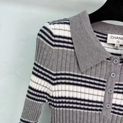 Striped Knit Sweater