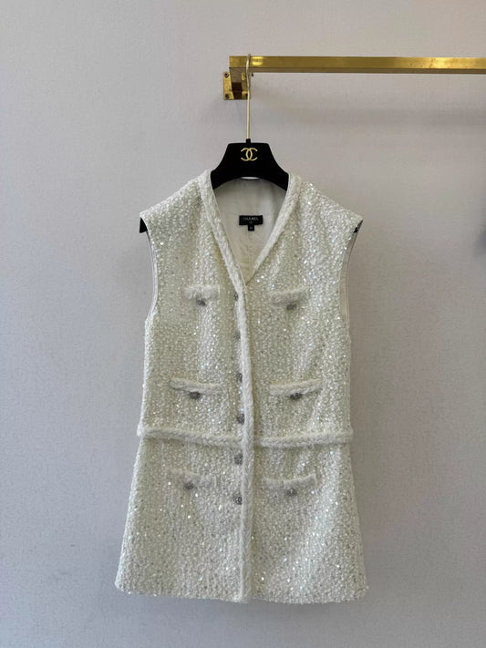 Sequined Vest Dress