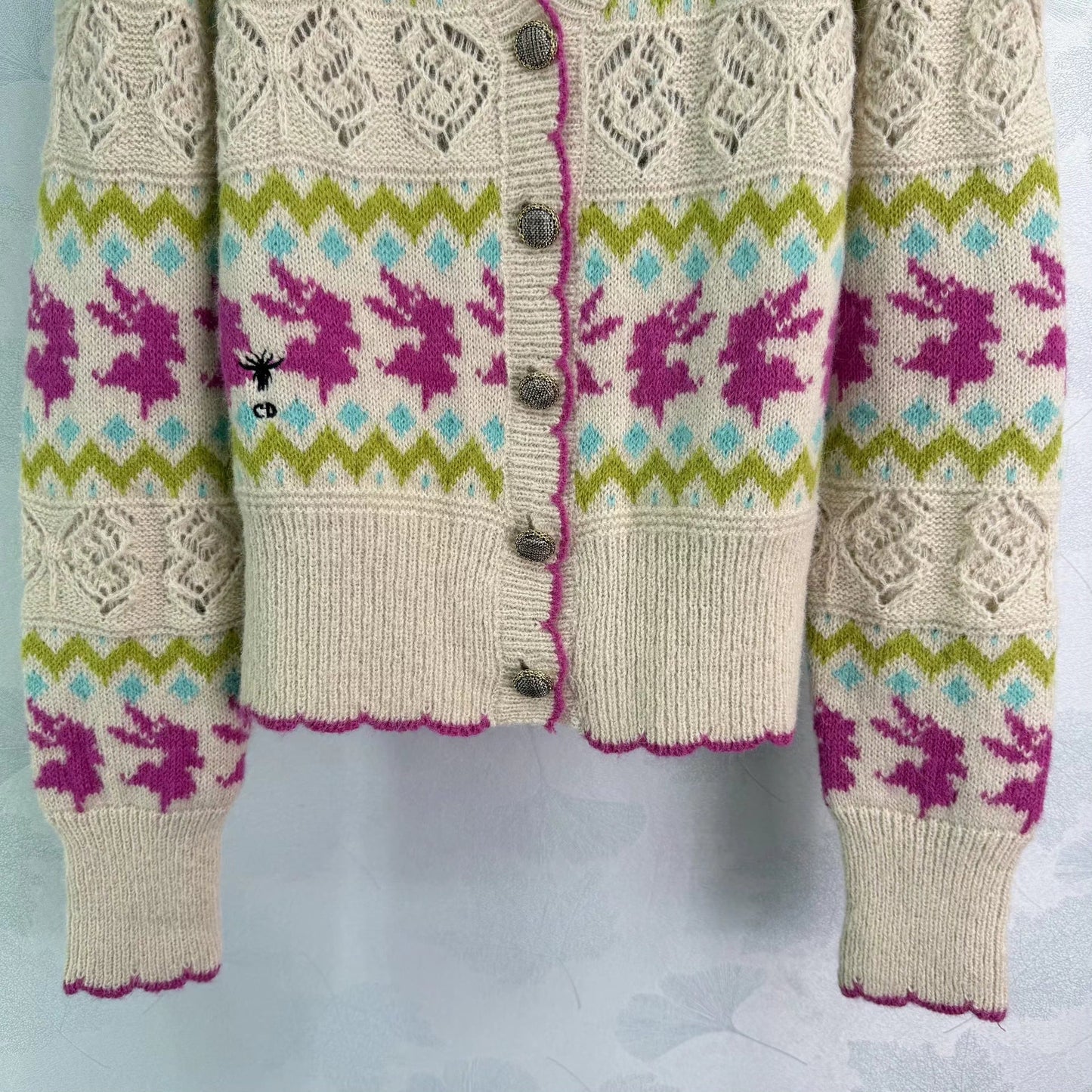 Logo Knit Cardigan