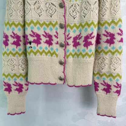 Logo Knit Cardigan