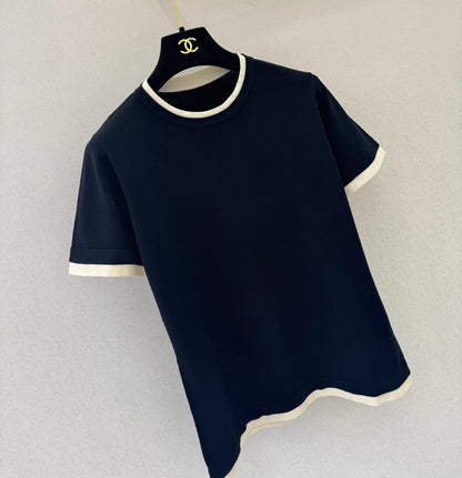 26ss Faux Two-Piece Patchwork T-Shirt