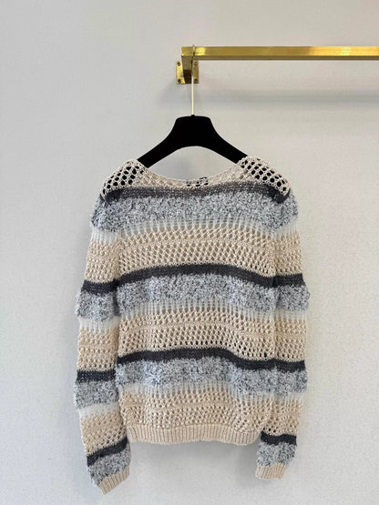 Openwork Knit Sweater