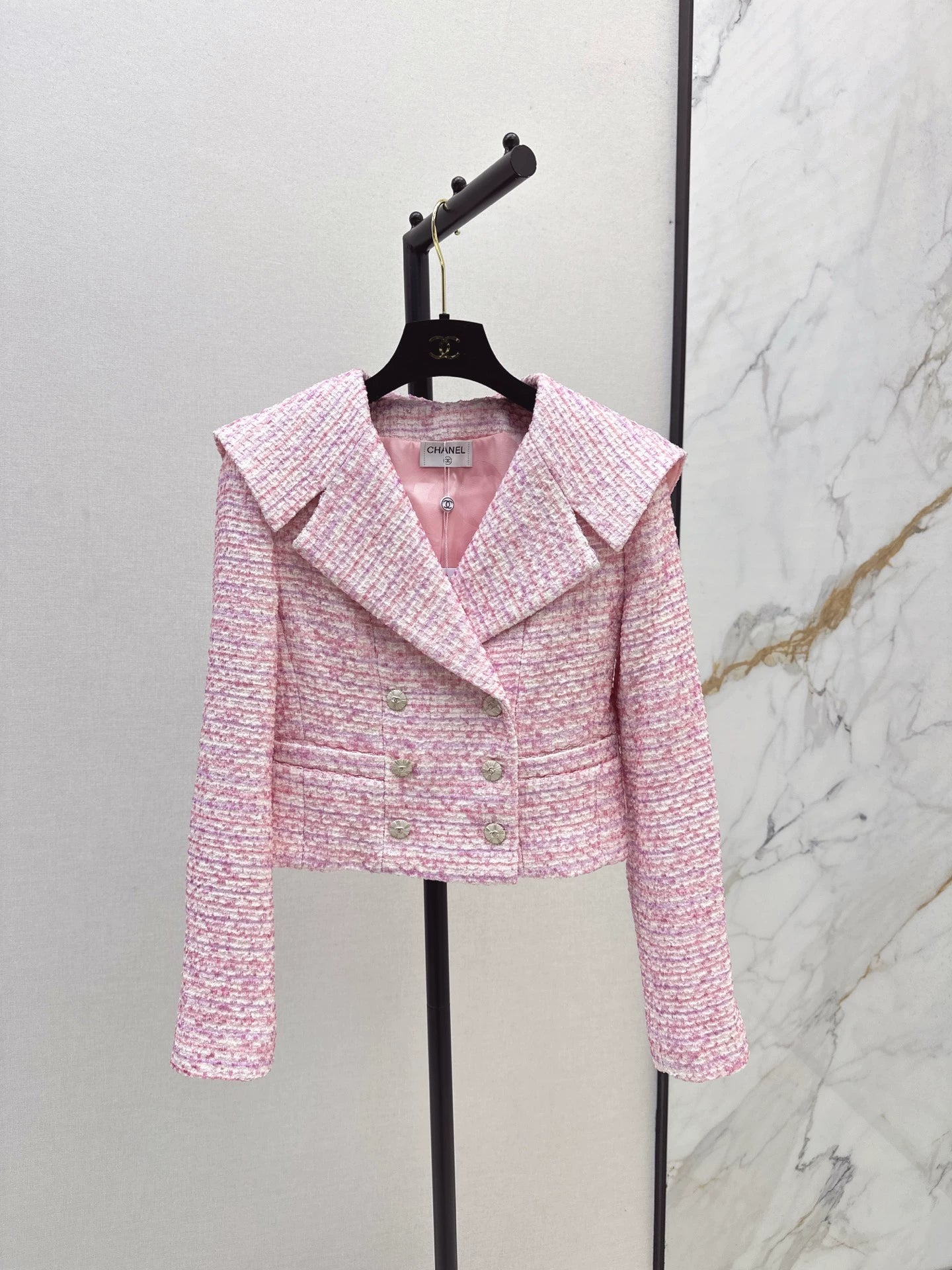 25fw Coarse woolen short jacket