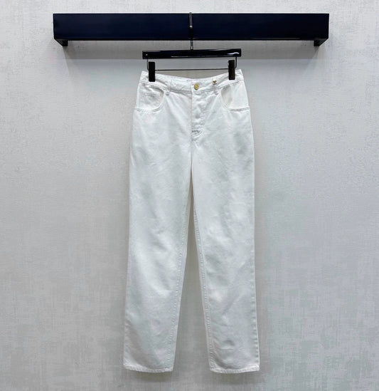 Chanel/26 New Wide-Leg Denim Pants