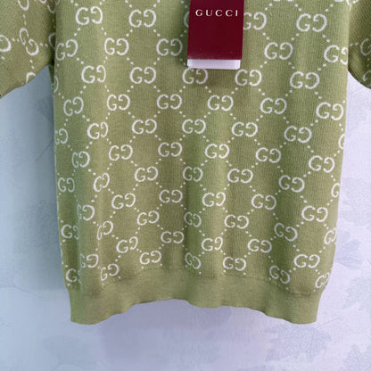 26ss Jacquard Knit T-shirt