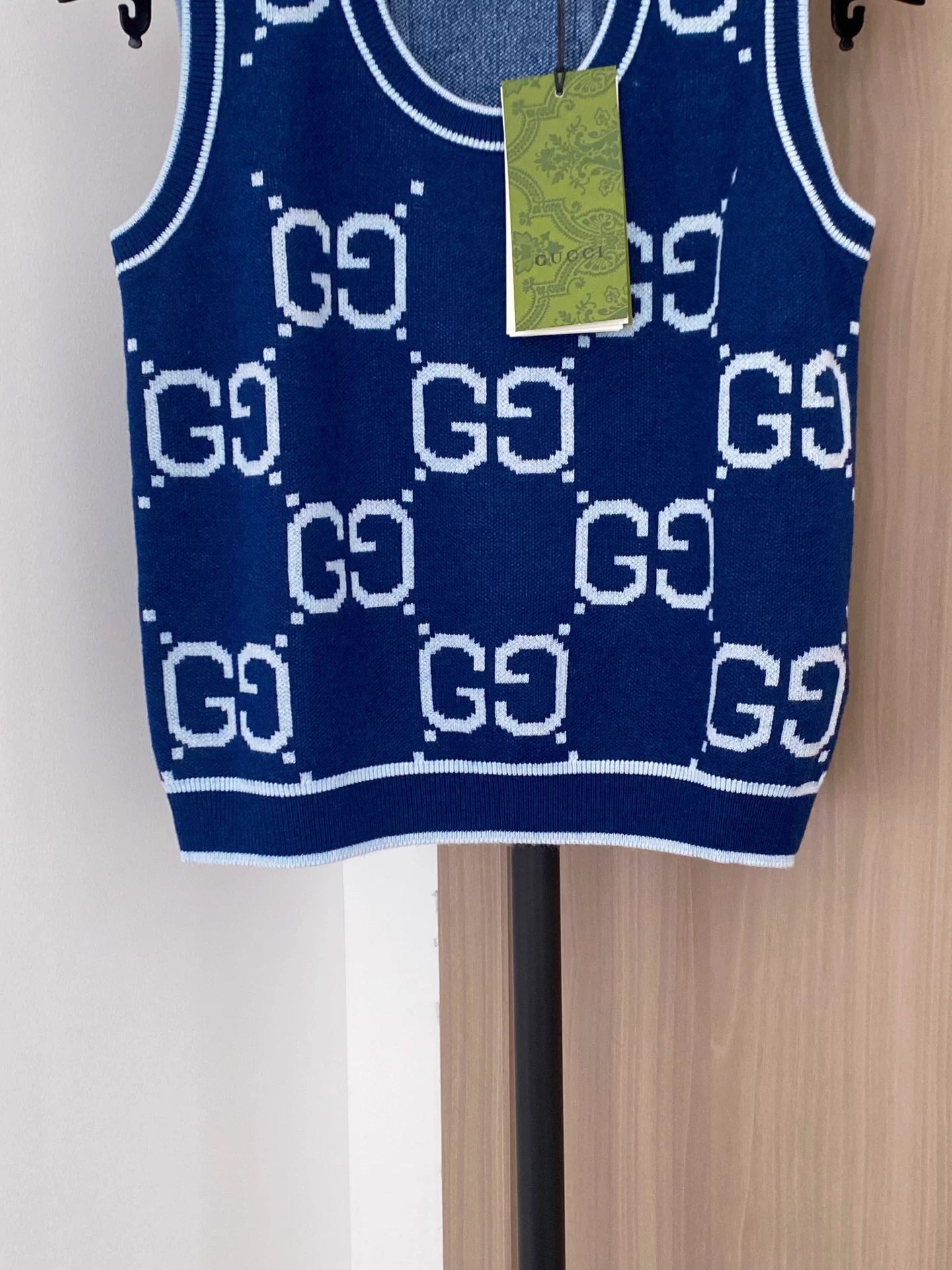 Monogram Knit Vest