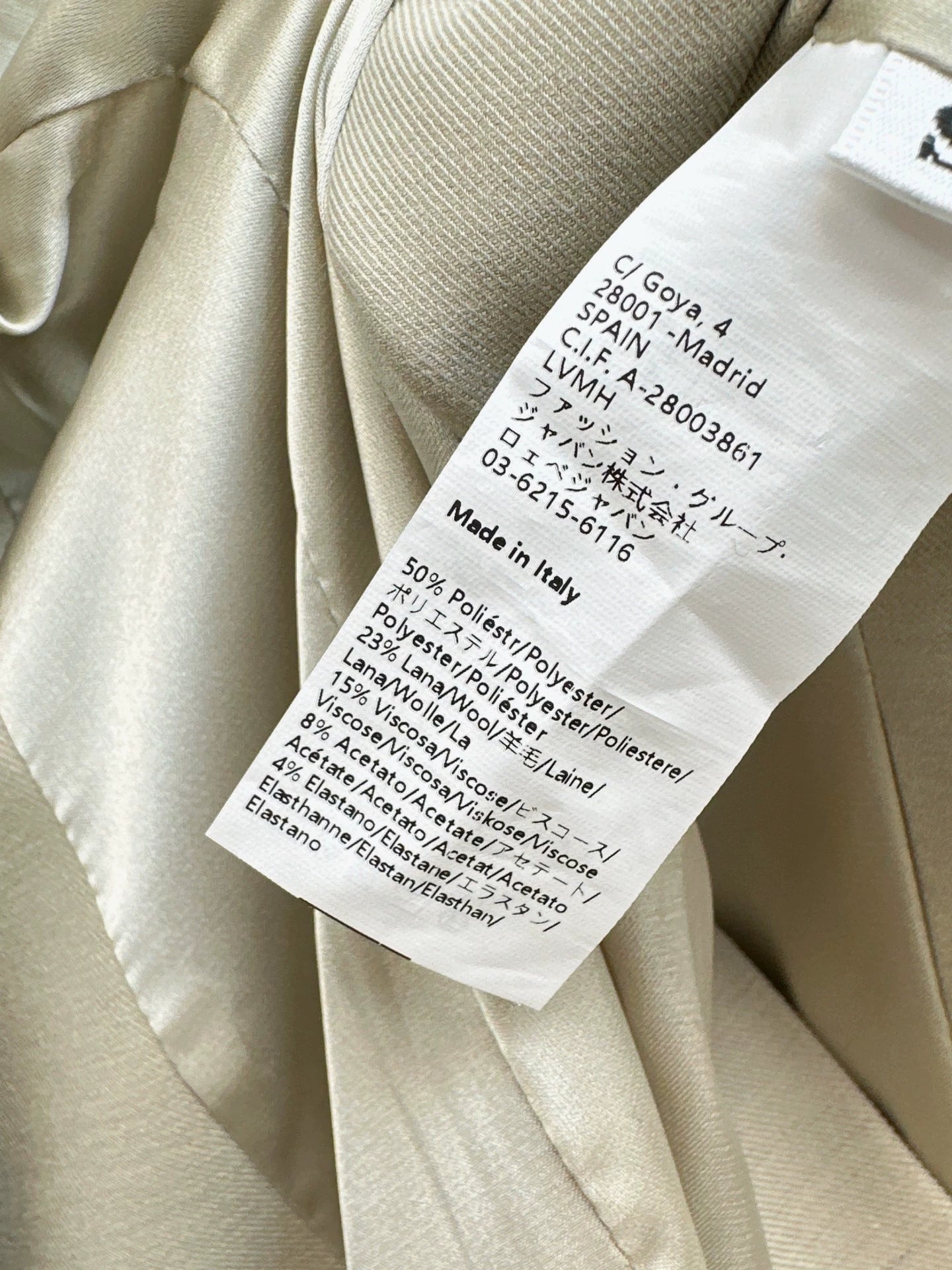25fw Side button decorative suit jacket