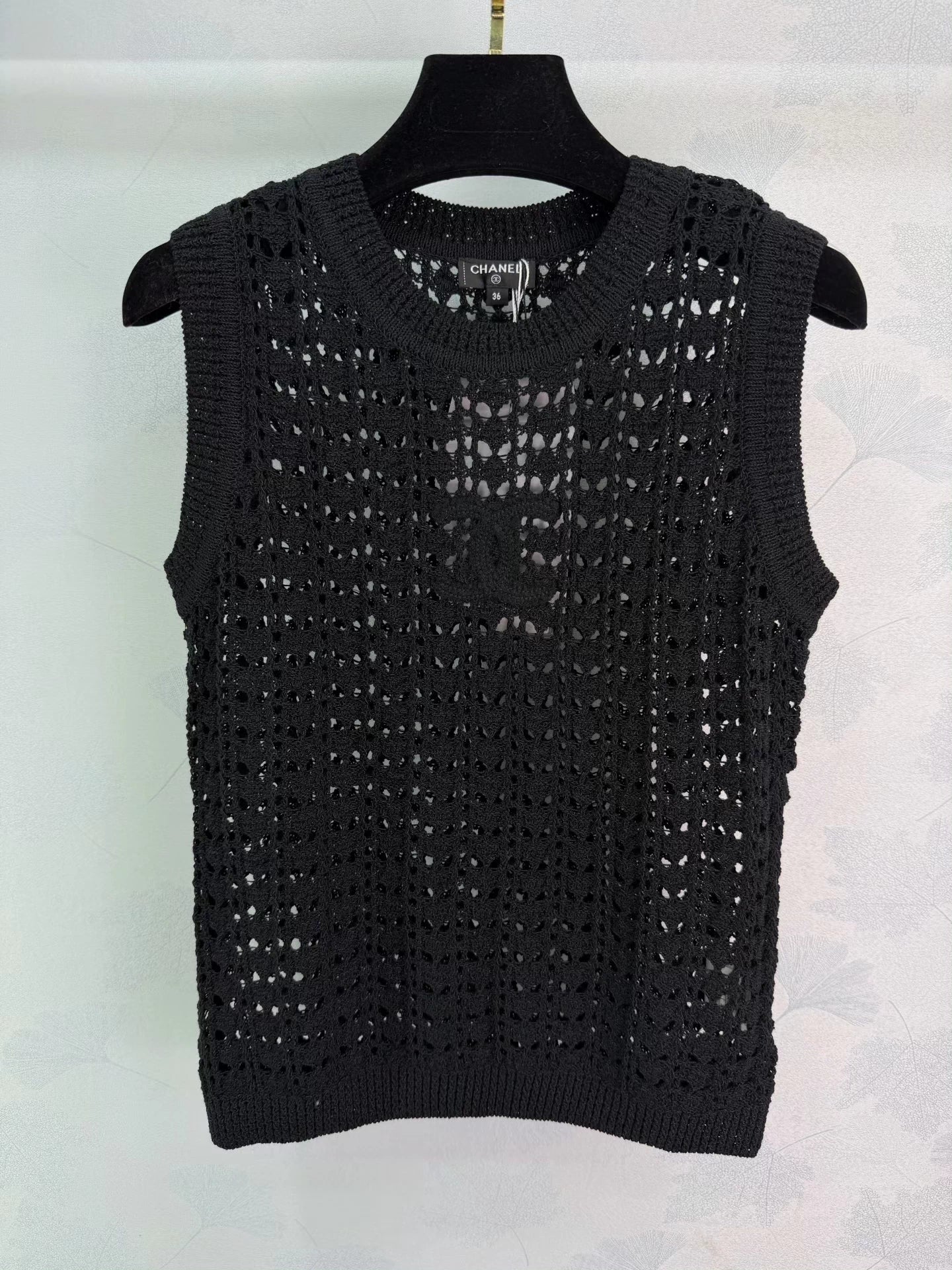 Openwork Knit Vest