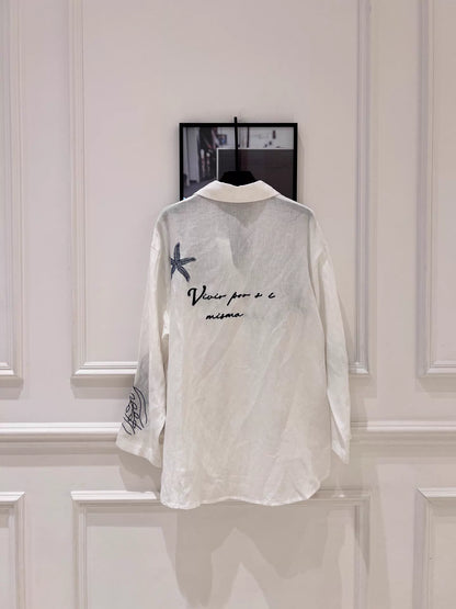 26ss Embroidered Shirt