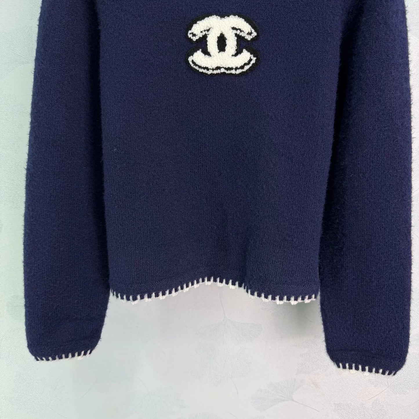 Color-blocked Knit Sweater