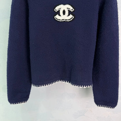 Color-blocked Knit Sweater