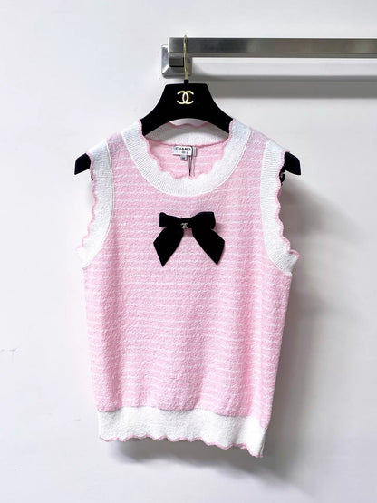 26ss Bowknot vest