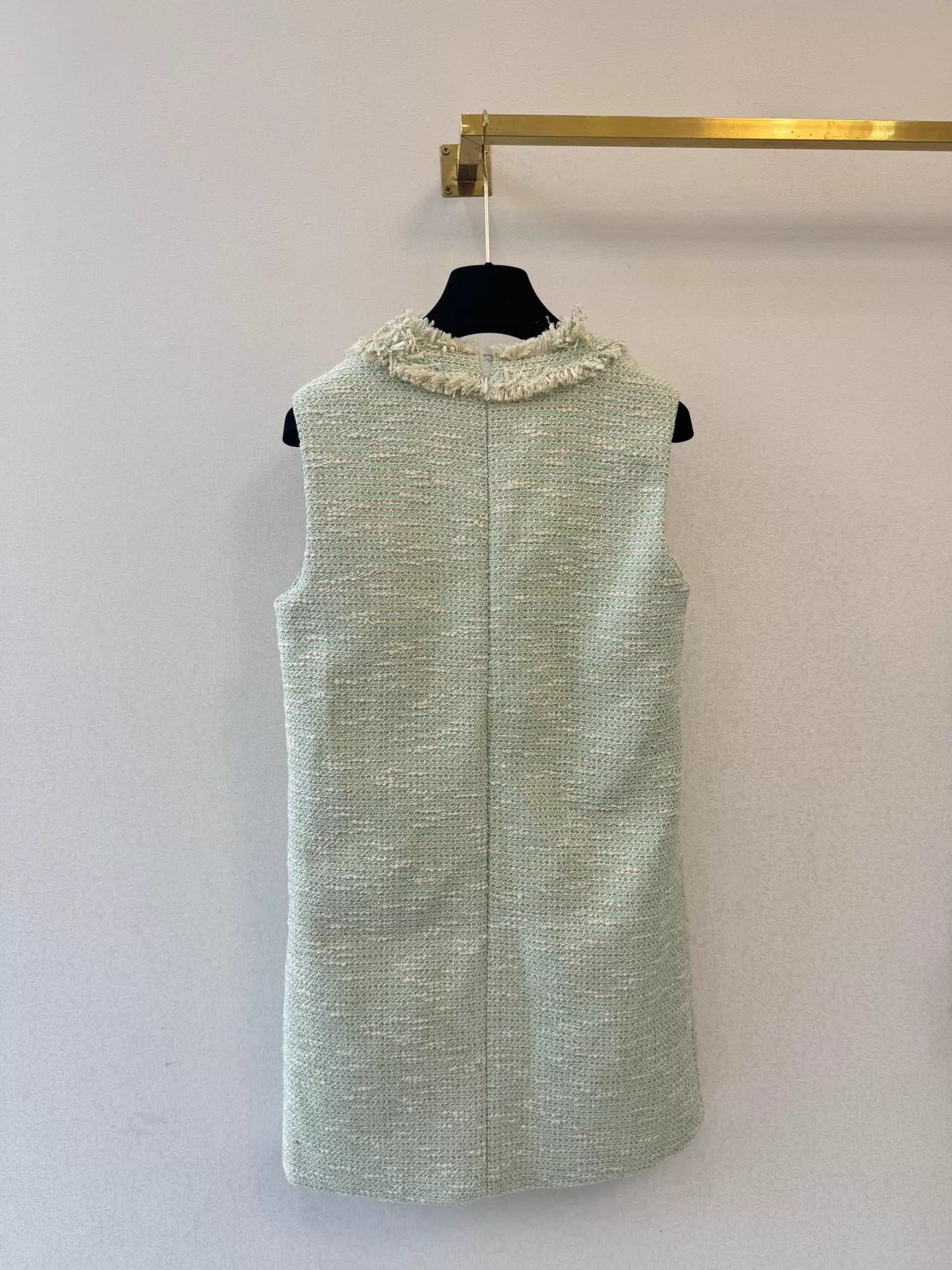26ss Tweed Vest Dress
