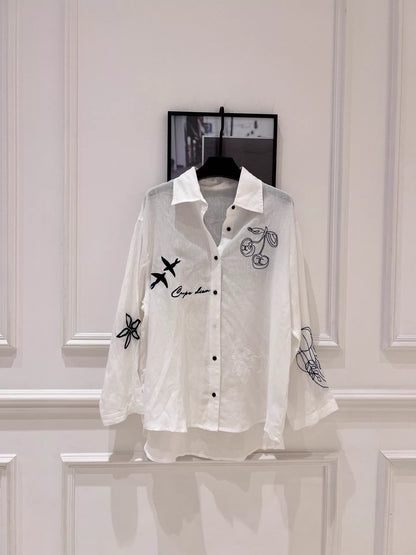 26ss Embroidered Shirt