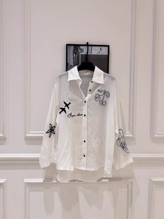 26ss Embroidered Shirt