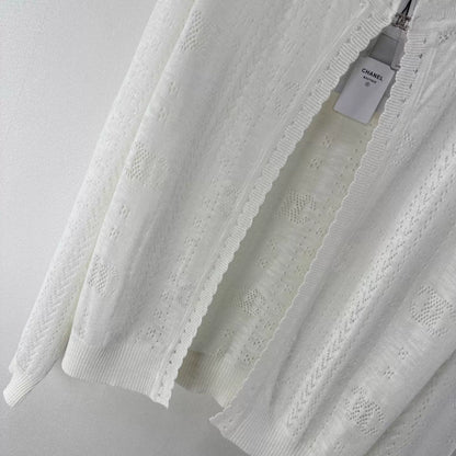 26ss Openwork cardigan