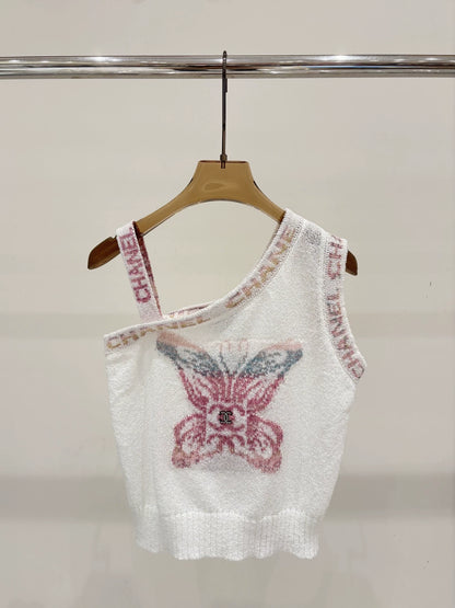 Gradient butterfly vest