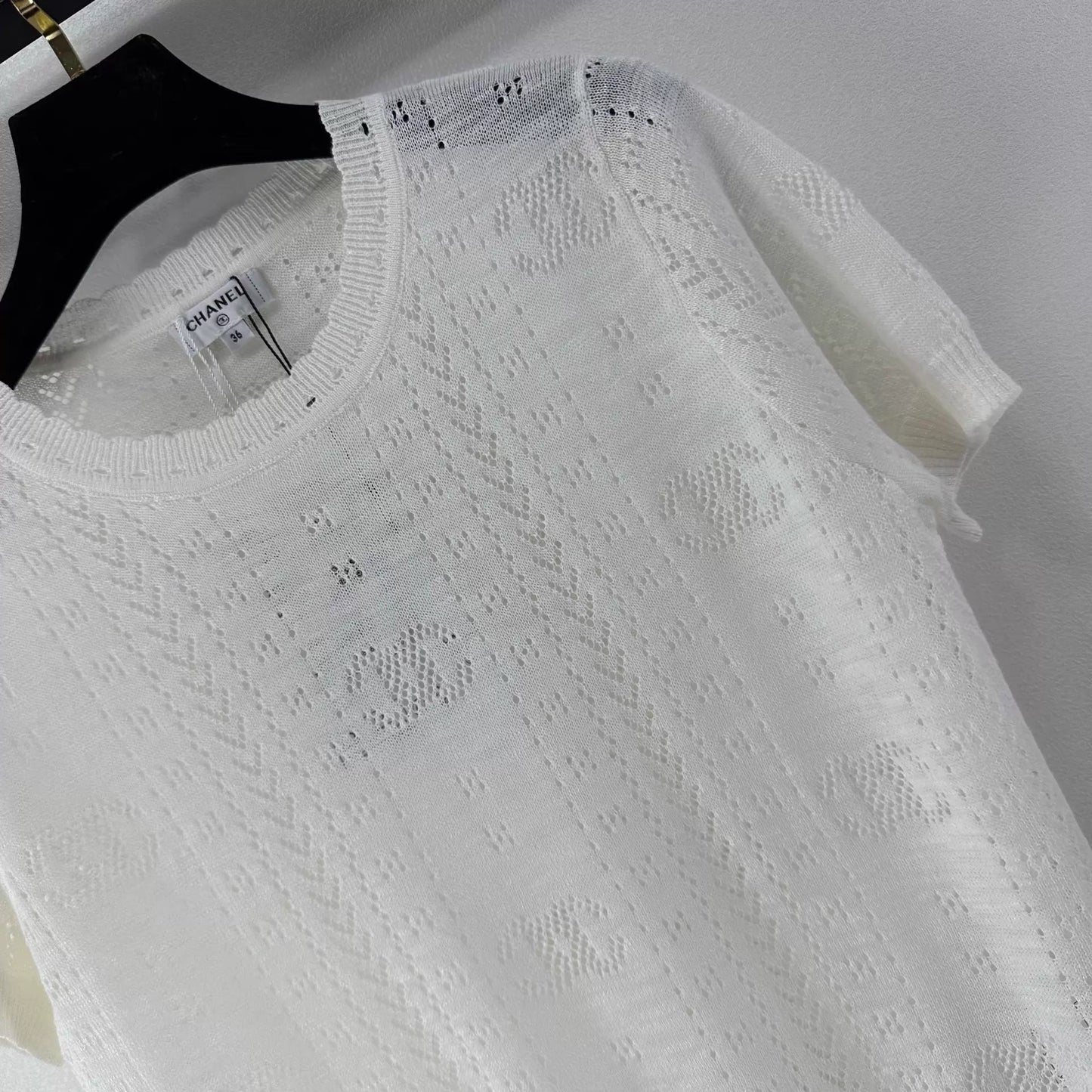 26ss Openwork Knit T-shirt