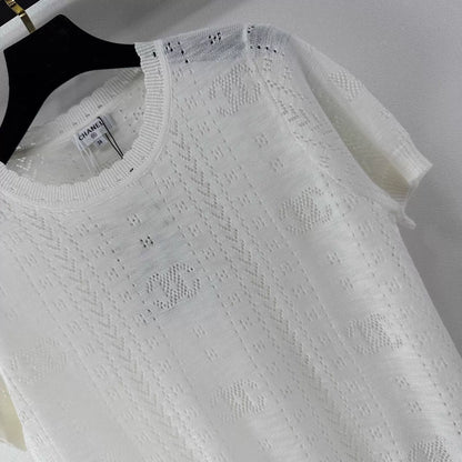 26ss Openwork Knit T-shirt