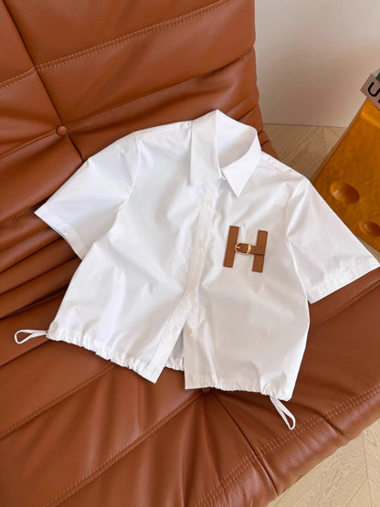 26ss H-patterned T-shirt